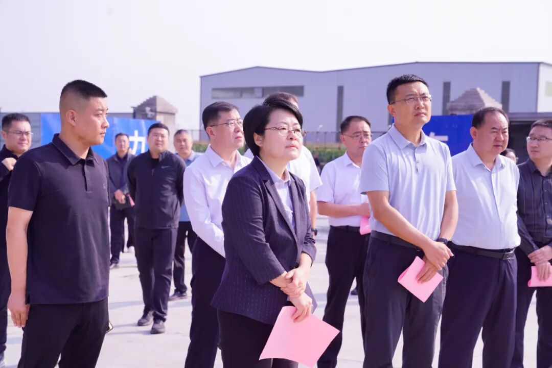 藁城区委书记王立珍到常安电力装备产业集群现场办...